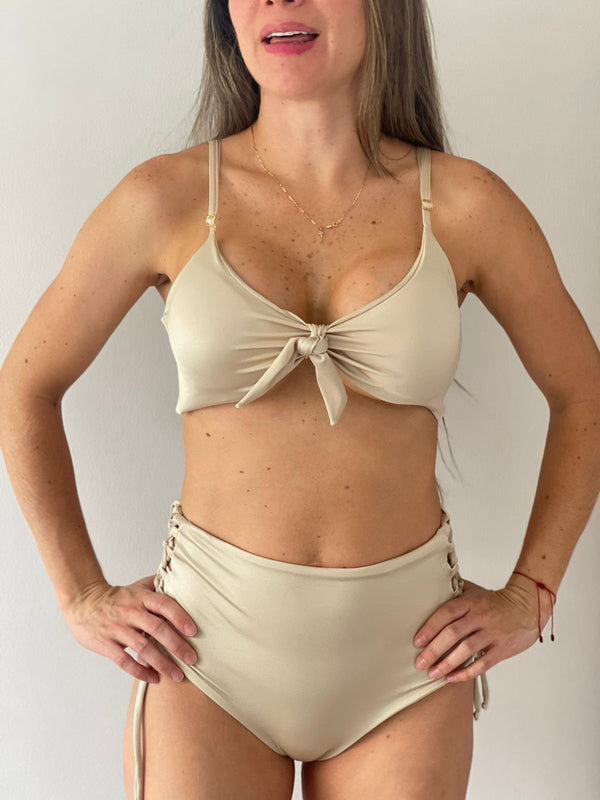High Waisted Gold